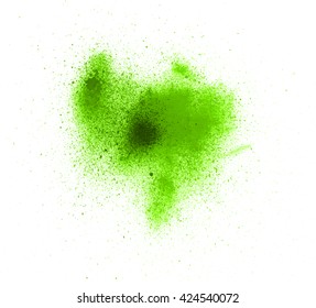 Colorful abstract watercolor stain with splashes and spatters. Modern creative background for trendy design.