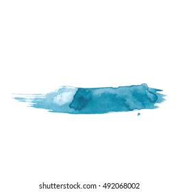 Colorful abstract watercolor strokes with splashes and spatters. Modern creative watercolor background for trendy design.