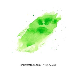 Colorful abstract watercolor texture with splashes and spatters. Modern creative watercolor background for trendy design.