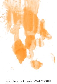 Colorful abstract watercolor texture with splashes and spatters. Modern creative watercolor background for trendy design.