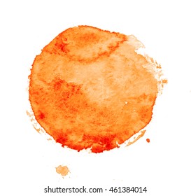 Colorful abstract watercolor texture with splashes and spatters. Modern creative watercolor background for trendy design.