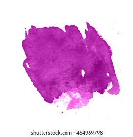 Colorful abstract watercolor texture with splashes and spatters. Modern creative watercolor background for trendy design.