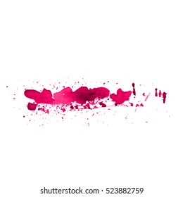 Colorful abstract watercolor texture with splashes and spatters. Modern creative watercolor background for trendy design.