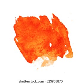 Colorful abstract watercolor texture with splashes and spatters. Modern creative watercolor background for trendy design.