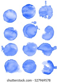 Colorful abstract watercolor texture with splashes and spatters. Modern creative background for trendy design.
