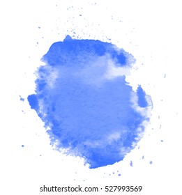 Colorful abstract watercolor texture with splashes and spatters. Modern creative background for trendy design.