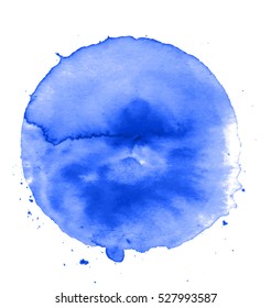 Colorful abstract watercolor texture with splashes and spatters. Modern creative background for trendy design.
