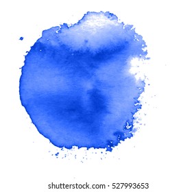Colorful abstract watercolor texture with splashes and spatters. Modern creative background for trendy design.