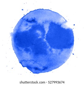 Colorful abstract watercolor texture with splashes and spatters. Modern creative background for trendy design.