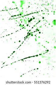 Colorful abstract watercolor texture with splashes and spatters. Modern creative watercolor background for trendy design.