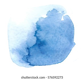 Colorful abstract watercolor texture with splashes and spatters. Modern creative watercolor background for trendy design.