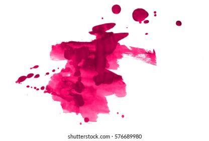 Colorful abstract watercolor texture with splashes and spatters. Modern creative watercolor background for trendy design.
