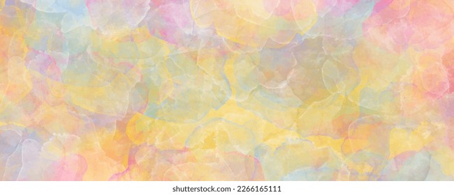 Colorful abstract watercolor vector art background for cards, flyer, poster, banner and cover design. Multicolor hand drawn illustration for print.