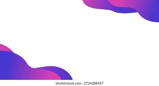 Fondo abstracto colorido de la onda que presenta curvas fluidas lisas en el espacio blanco. Adecuado para diseños creativos, marca moderna, gráficos de redes sociales y uso de diseño promocional.