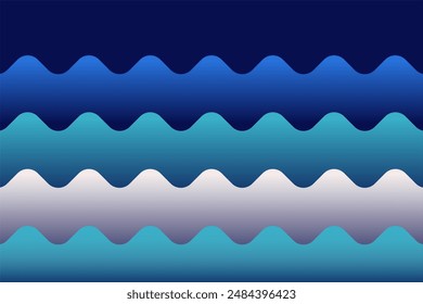 Colorful abstract wave background. Colorful abstract background that can be used for web banners, business cards, invitations, social media banners, etc.