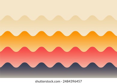 Fondo de onda abstracto colorido. Fondo abstracto colorido que se puede utilizar para Anuncios de Web, tarjetas de visita, invitaciones, Anuncios de redes sociales, etc.