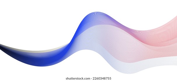 Fondo colorido de la ola abstracta. Ilustración vectorial para su diseño