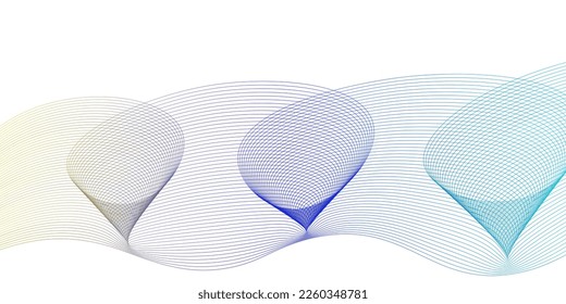 Colorful Abstract wave background. Vector illustration for your design