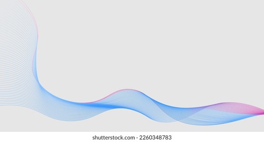 Colorful Abstract wave background. Vector illustration for your design