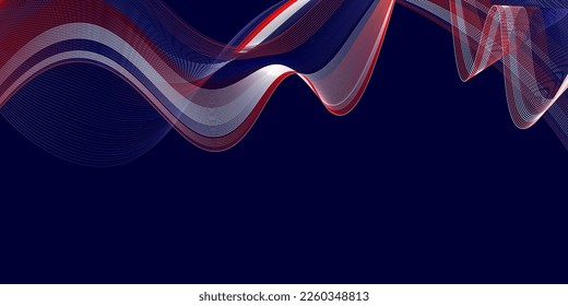 Colorful Abstract wave background. Vector illustration for your design
