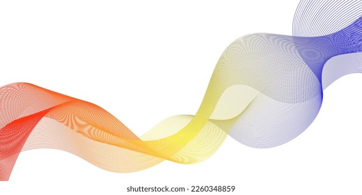 Colorful Abstract wave background. Vector illustration for your design