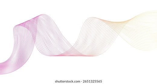 Colorful abstract wave design depicting dynamic flow and movement in a bright and artistic manner