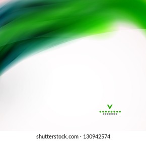 Plantilla de diseño de ondas abstractas coloridas