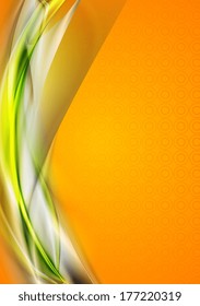 Colorful abstract wave design. Vector illustration
