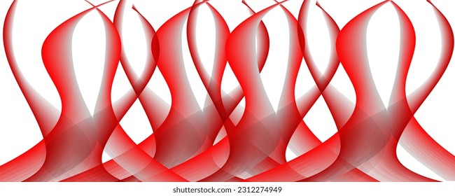 Colorful Abstract wave. gradient flowing wave lines. Futuristic technology concept. Vector illustration