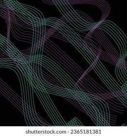 colorful abstract wave illusion background