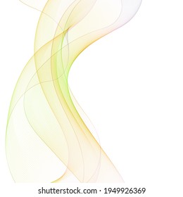 colorful abstract wave. layout for presentation
