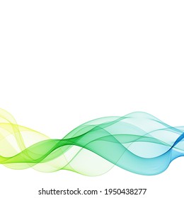 colorful abstract wave. layout for presentation