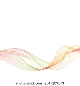 Colorful abstract wave. Layout for presentation. Eps 10