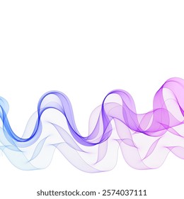 colorful abstract wave. layout for presentation