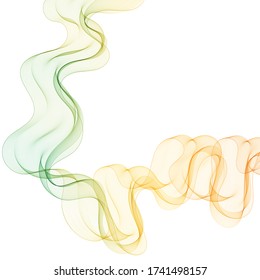 colorful abstract wave. presentation template. decor for shell brochures, flyers, postcards. layout for an advertising banner