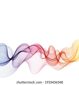 colorful abstract wave. presentation template. decor for shell brochures, flyers, postcards. layout for an advertising banner
