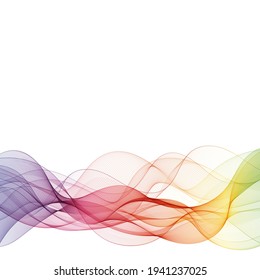 colorful abstract wave. presentation template. decor for shell brochures, flyers, postcards. layout for an advertising banner