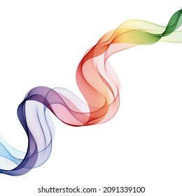 colorful abstract wave. vector pattern. color lines. layout for presentation, advertising, banner