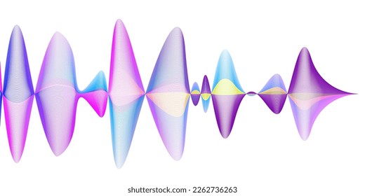 Colorful Abstract Wave for your design, banner, background, wallpaper