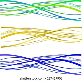 Colorful abstract waves