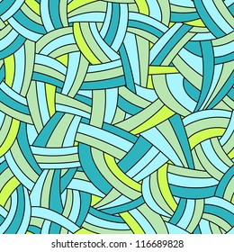 Colorful abstract waves background drawn by hand