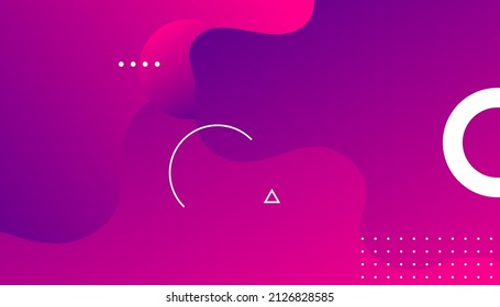 Colorful abstract waves background. Fluid gradient shapes composition. Futuristic design posters. Vector abstract background