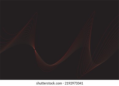 Colorful abstract waves vector backgroud. Digital frequency track equalizer. Horizontal waves dynamic illustration. website template technology product presentation