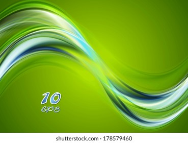 Fondo ondulado colorido abstracto. Pos de diseño de vectores 10