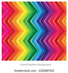 Colorful abstract Zigzag Design