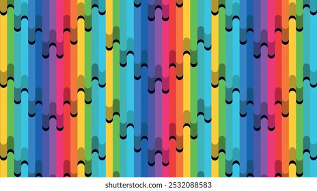 abstração colorida de manchas de arco-íris líquidas, cores LGBT no fundo preto na forma de gotas de gotejamento coloridas brilhantes, lápis e tintas coloridas, traços grossos de tinta, cor quadrada