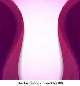 Colorful abstraction with same on both sides wavy elements in purple color vector illustration