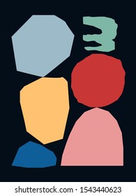 Colorful abstraction in vector. Abstract background with geometric shapes. Perfect for cards,posters. 