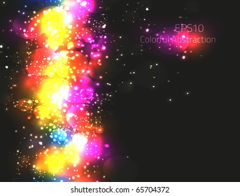 Colorful abstraction for your design. Fully vector, enjoy!