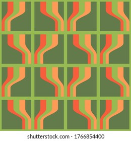 Colorful accent for any surface. Simple abstract cozy design. Timeless pattern for textile, wallpaper, wrapping, prints, surface, web or any other accent etc.